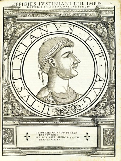 Iustinianus I, Illustration from 